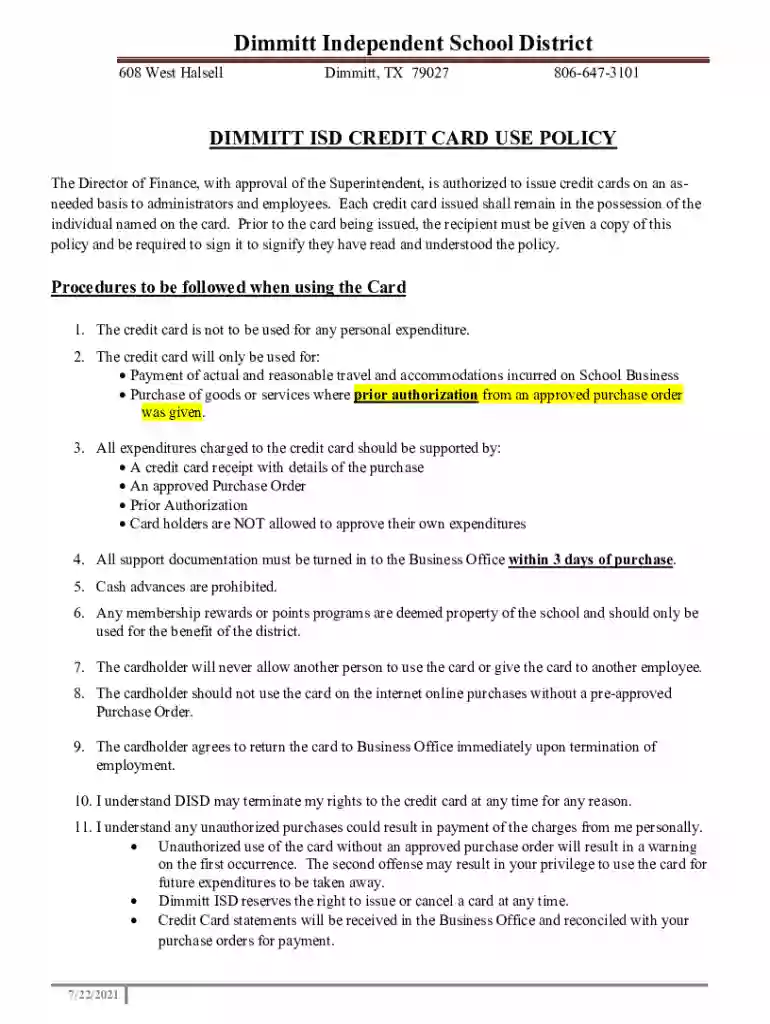 Student Activity Policies, Procedures and Forms Preview on Page 1