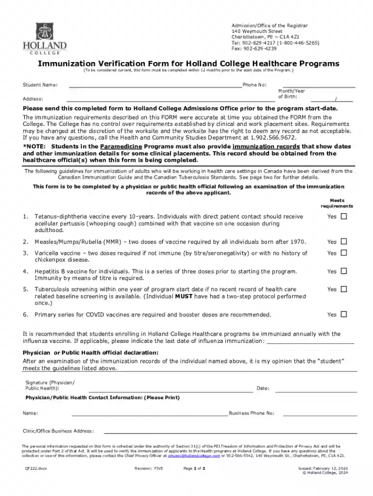 canada immunization verification programs Preview on Page 1