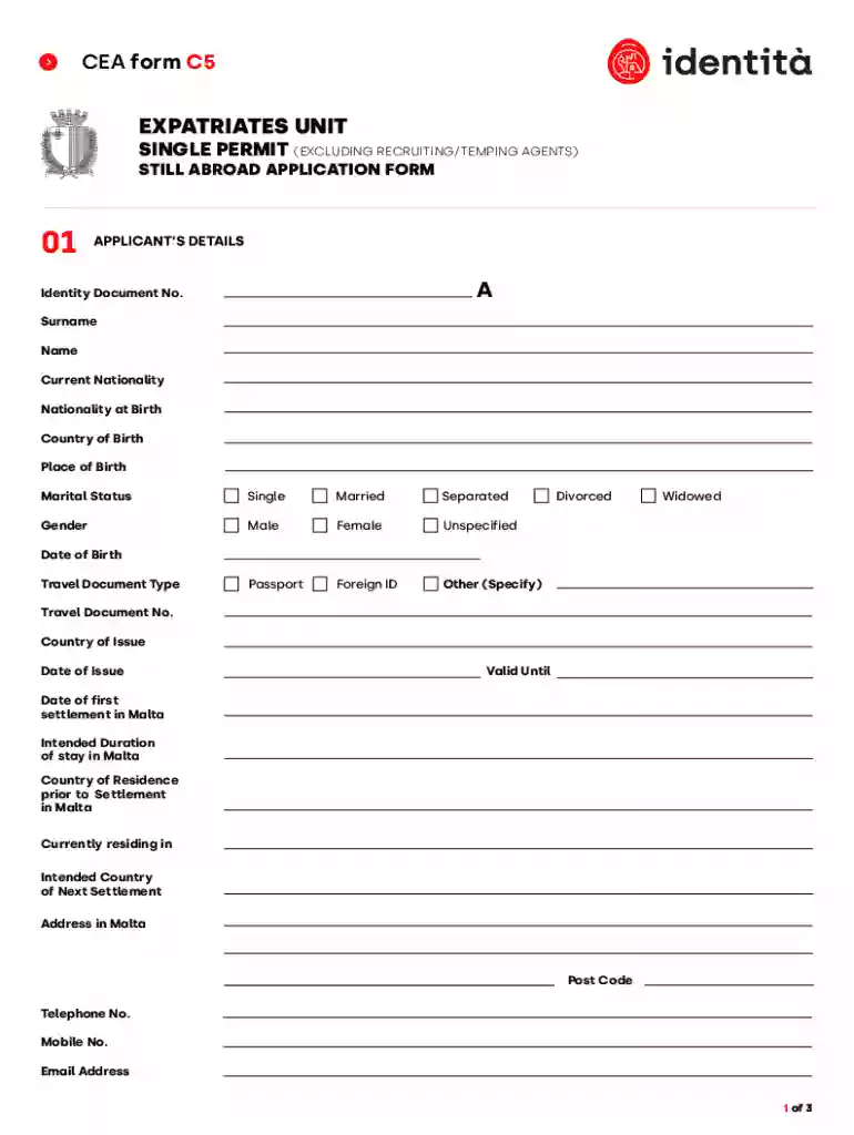 malta single permit still abroad Preview on Page 1