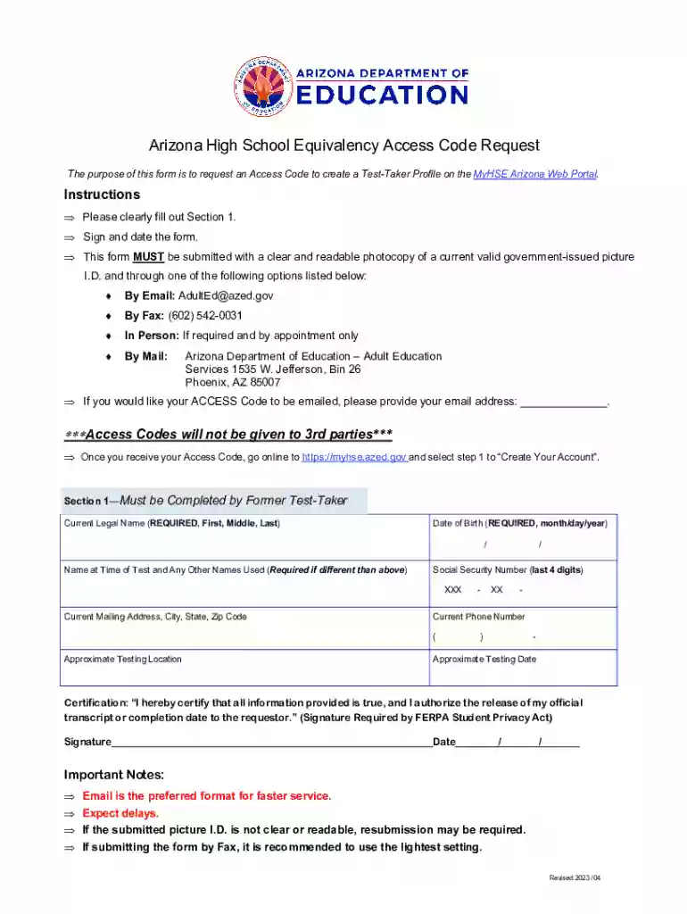 myhse arizona web portal Preview on Page 1