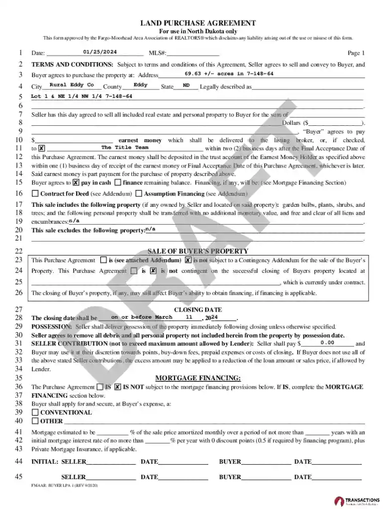 North Dakota Disclosure of Agency relationships in real Preview on Page 1