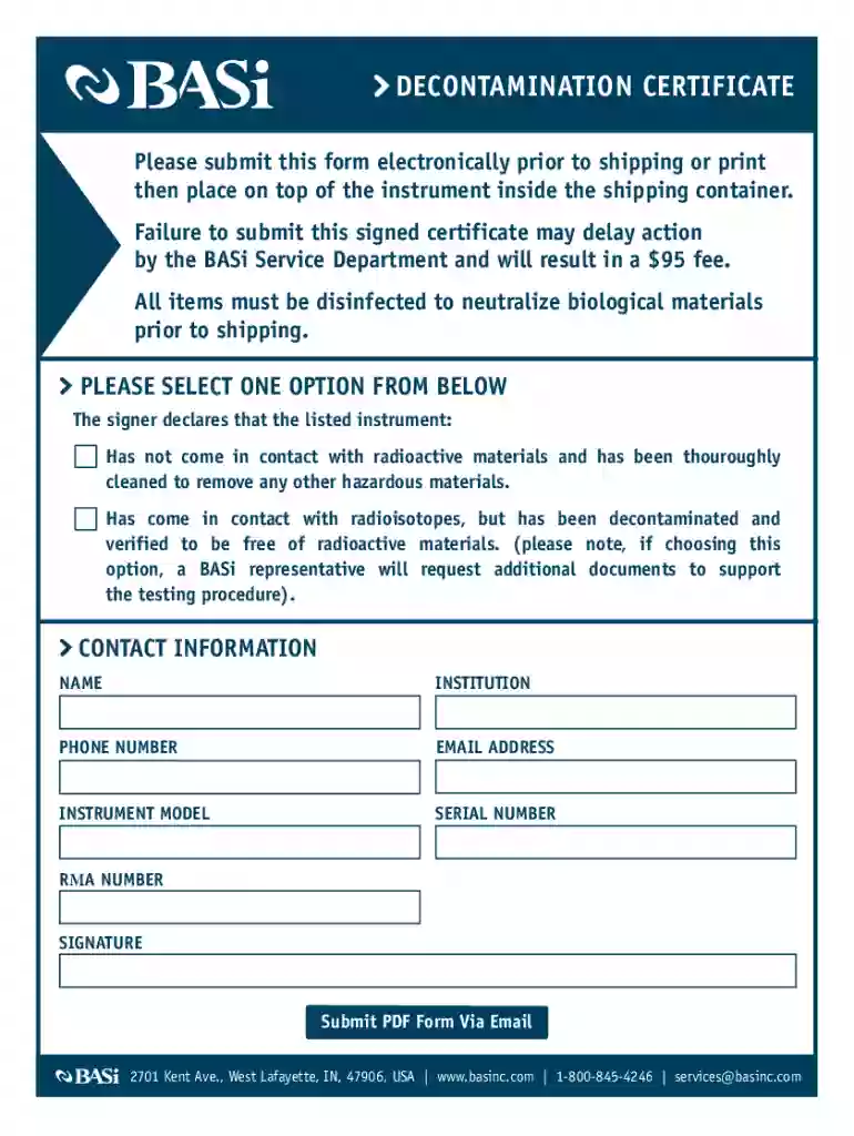 Please submit this form electronically prior to shipping or print Preview on Page 1