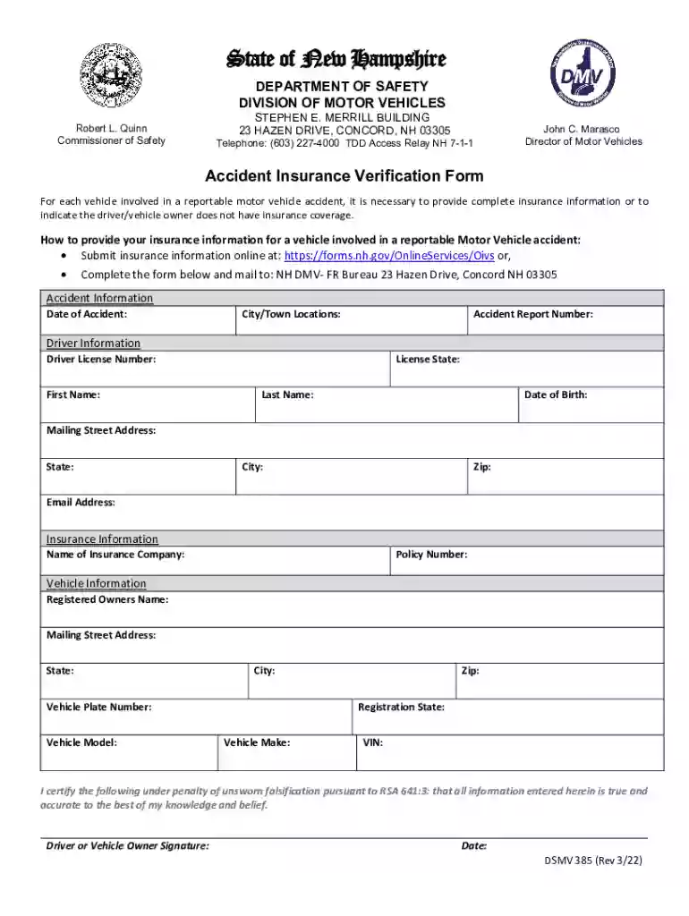 dsmv 385 form Preview on Page 1