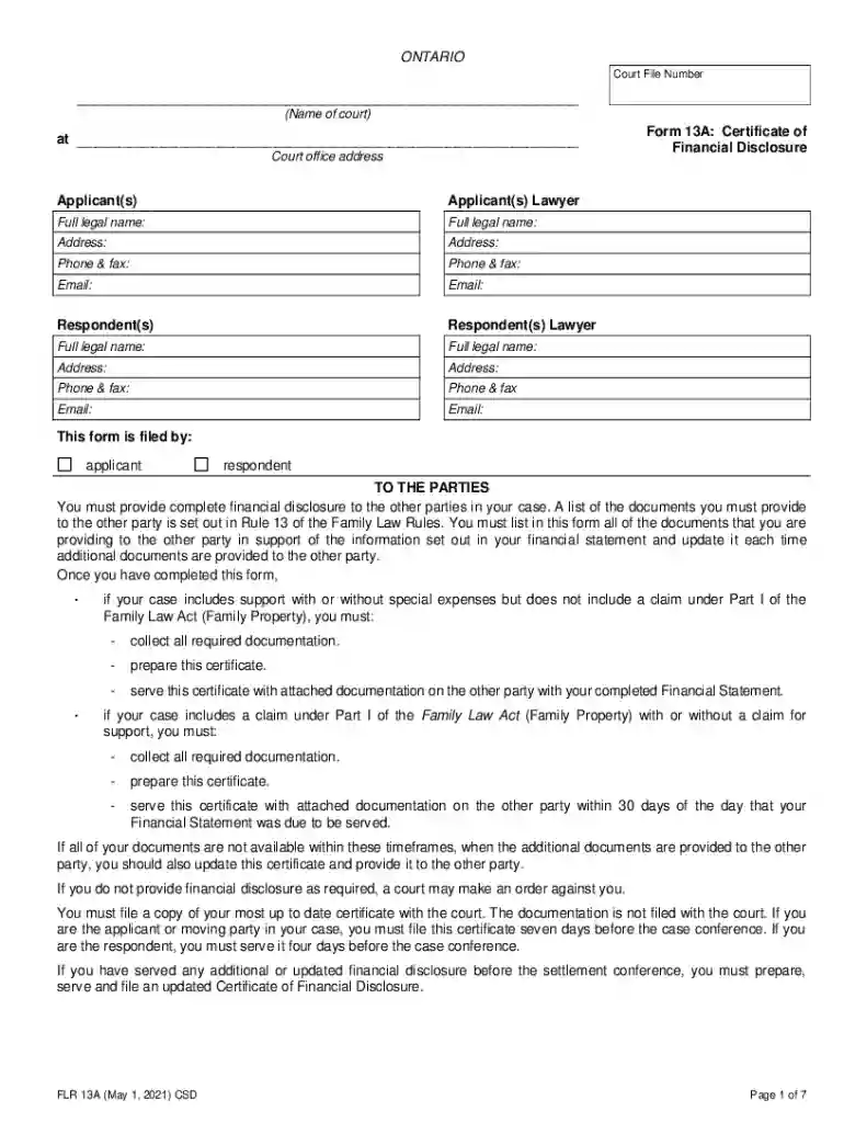 ontario flr 13a Preview on Page 1