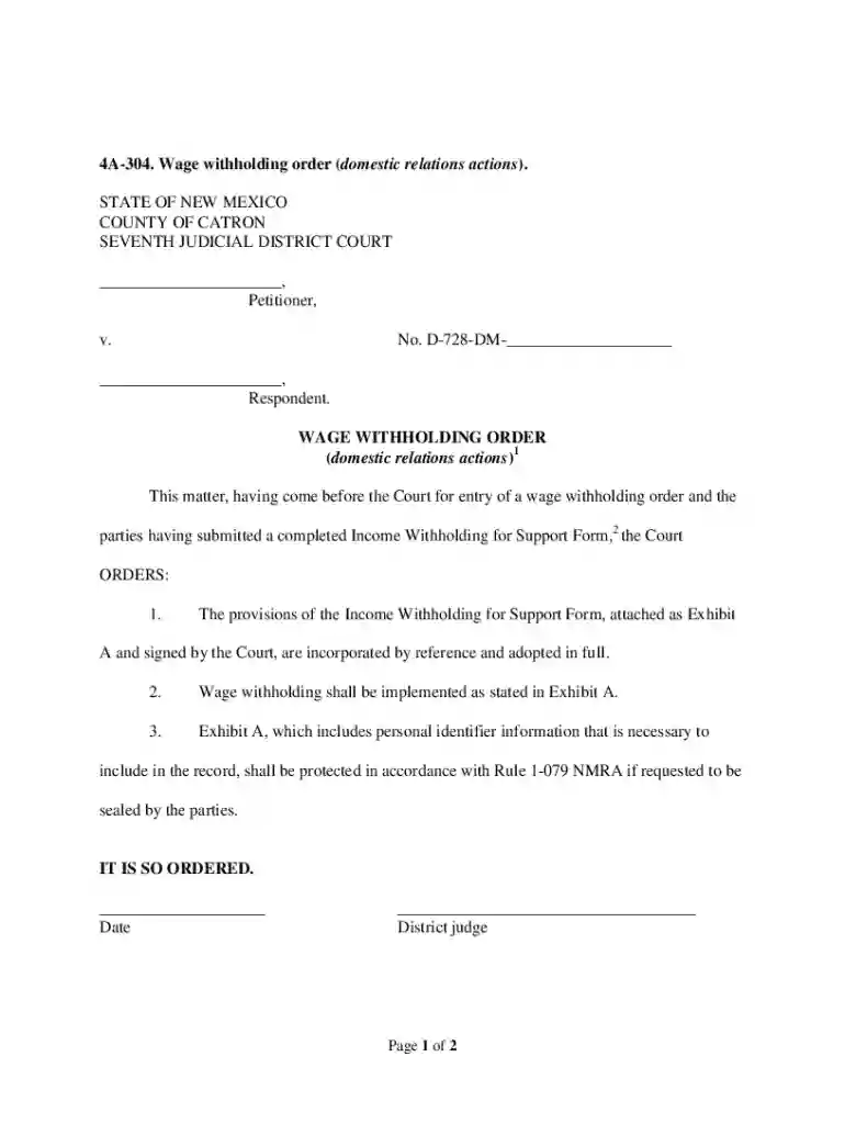 Rule 4A-100 - Domestic relations forms; instructions and Preview on Page 1