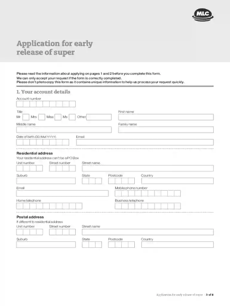 australia superannuation withdrawal Preview on Page 1