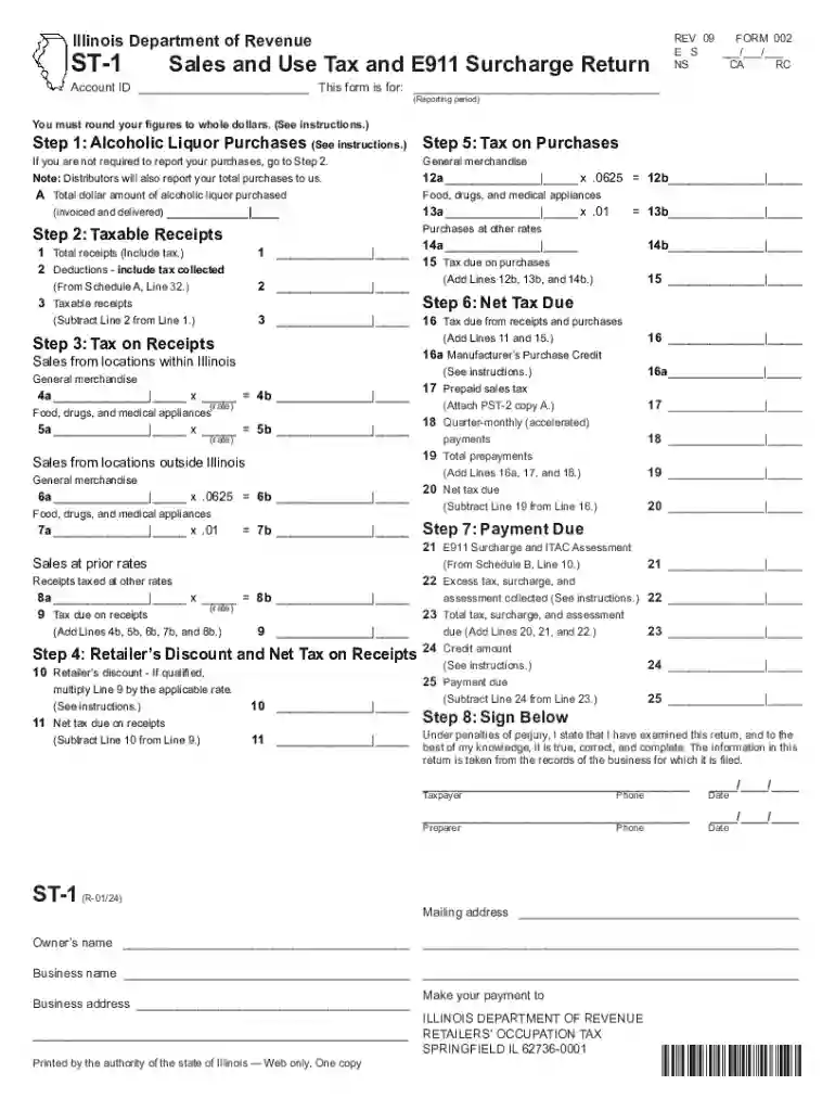 illinois sales use tax Preview on Page 1