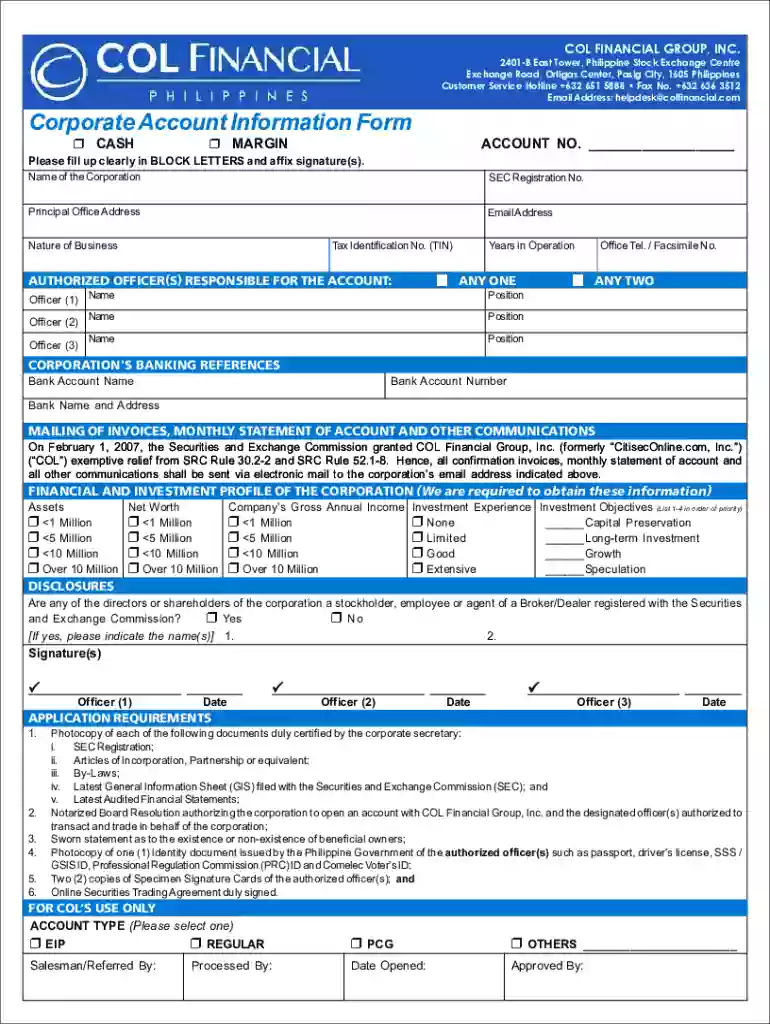 Col All Personal FormsPDF Preview on Page 1