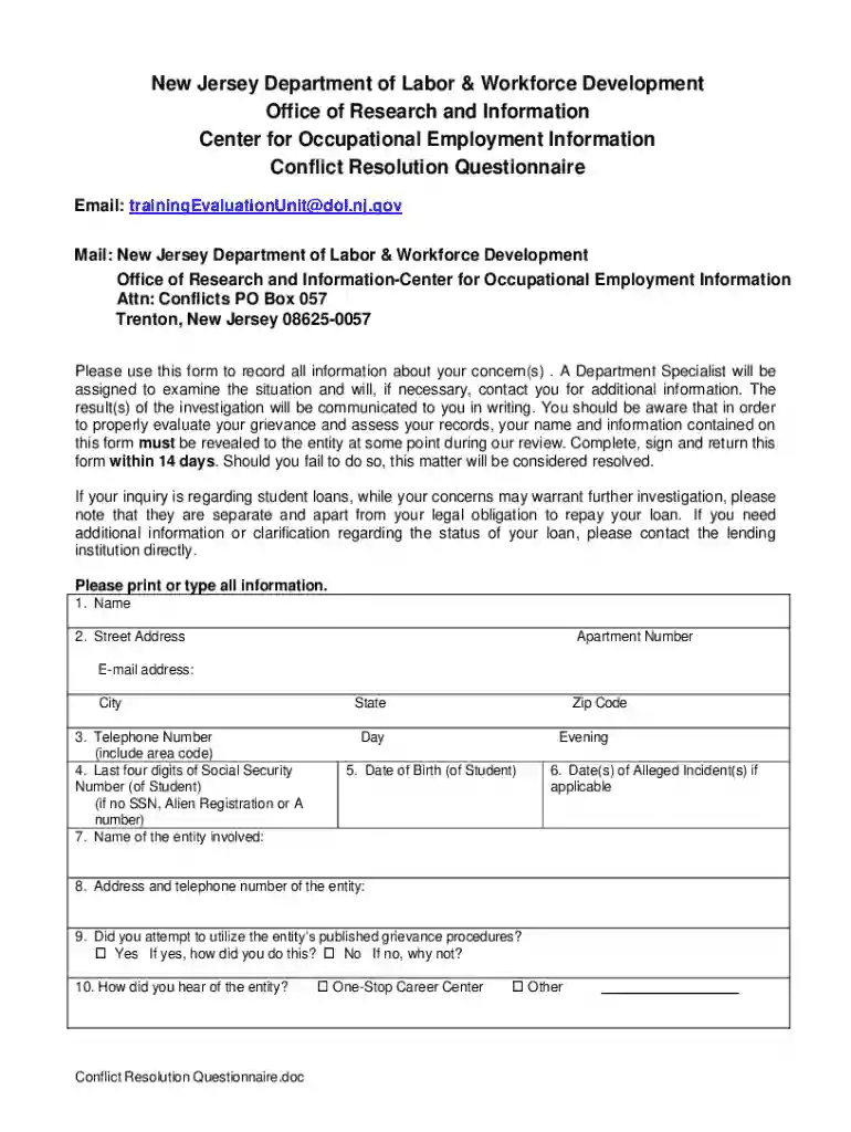 About the Center for Occupational Employment Information Preview on Page 1