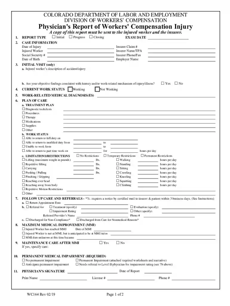 wc164 form Preview on Page 1