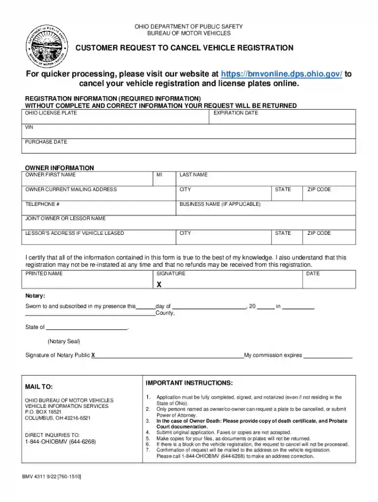 bmv ohio online services Preview on Page 1