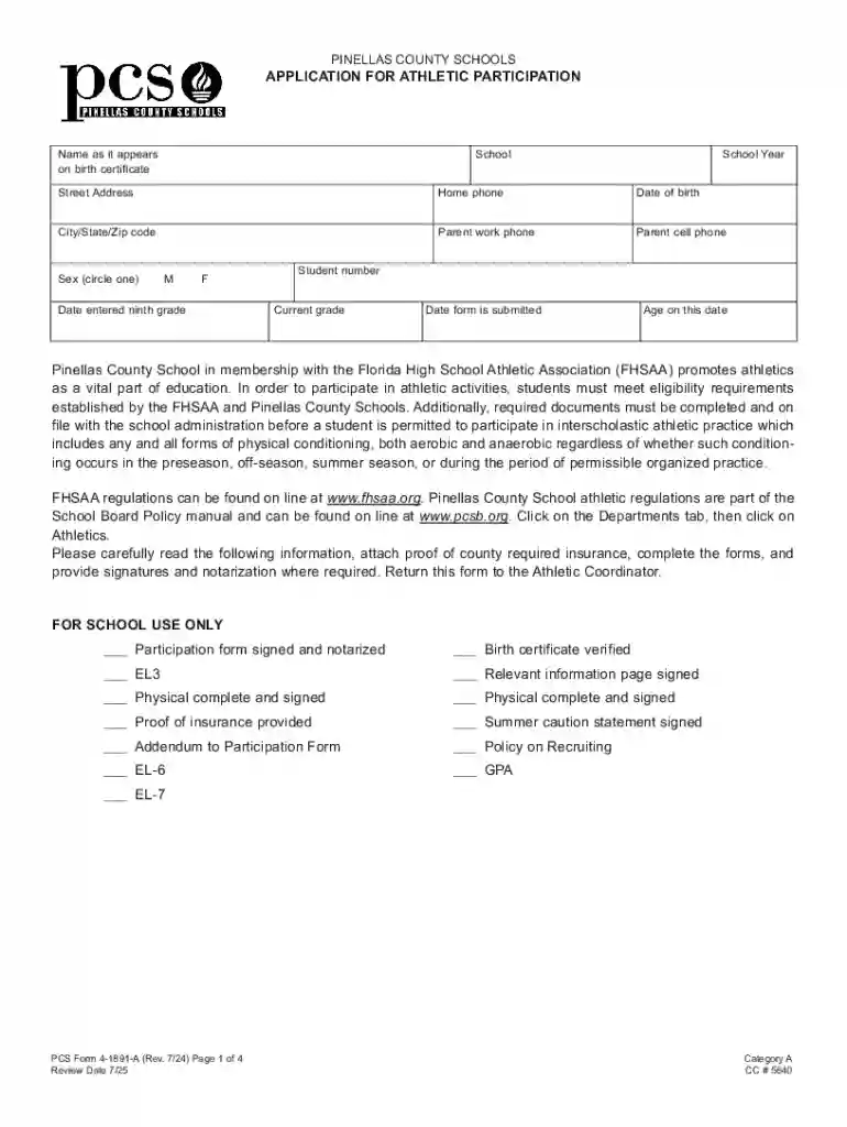 fhsaa florida high school athletic association Preview on Page 1