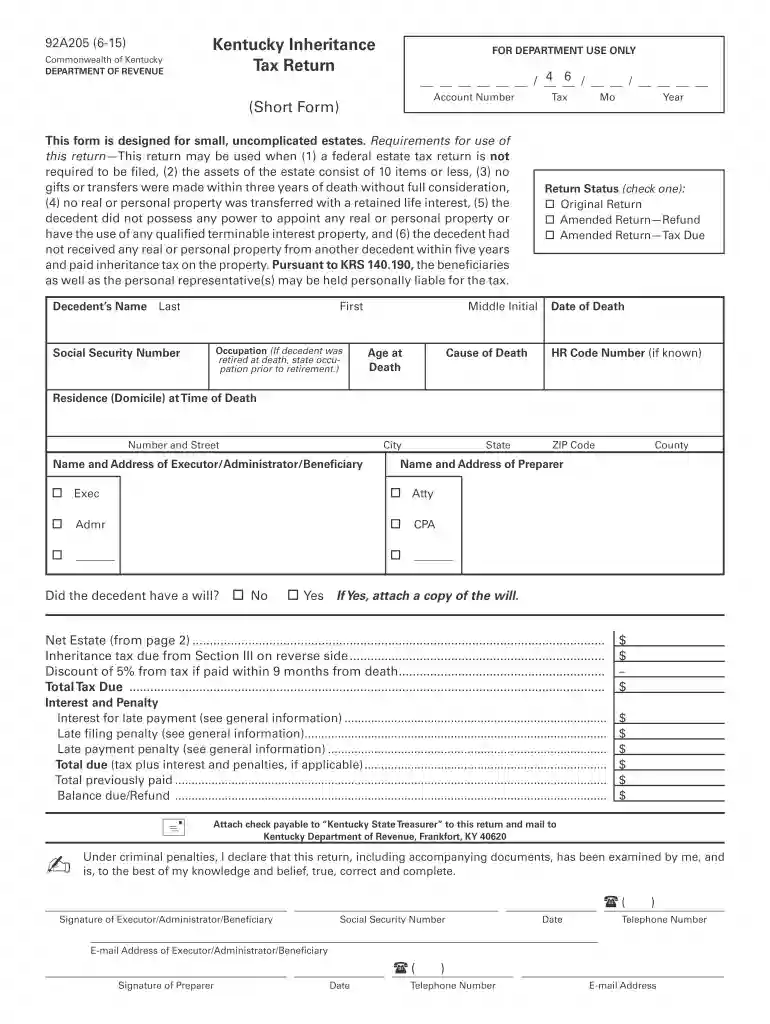 kentucky inheritance tax class a beneficiaries Preview on Page 1