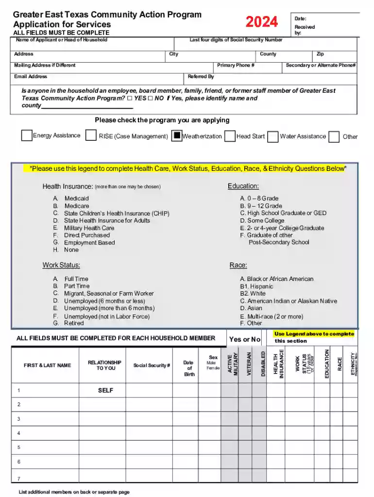 East Texas Community Health Services Preview on Page 1