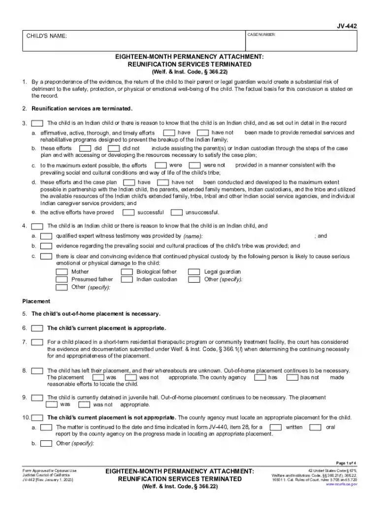 ca eighteen permanency Preview on Page 1