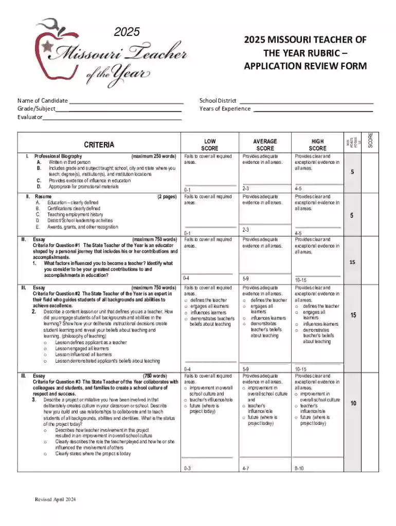 oeq-TOY-rubricMissouri Department of Elementary and Preview on Page 1