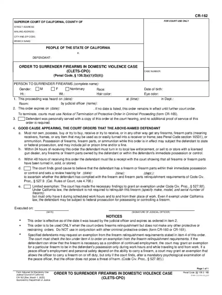 cr 162 Preview on Page 1