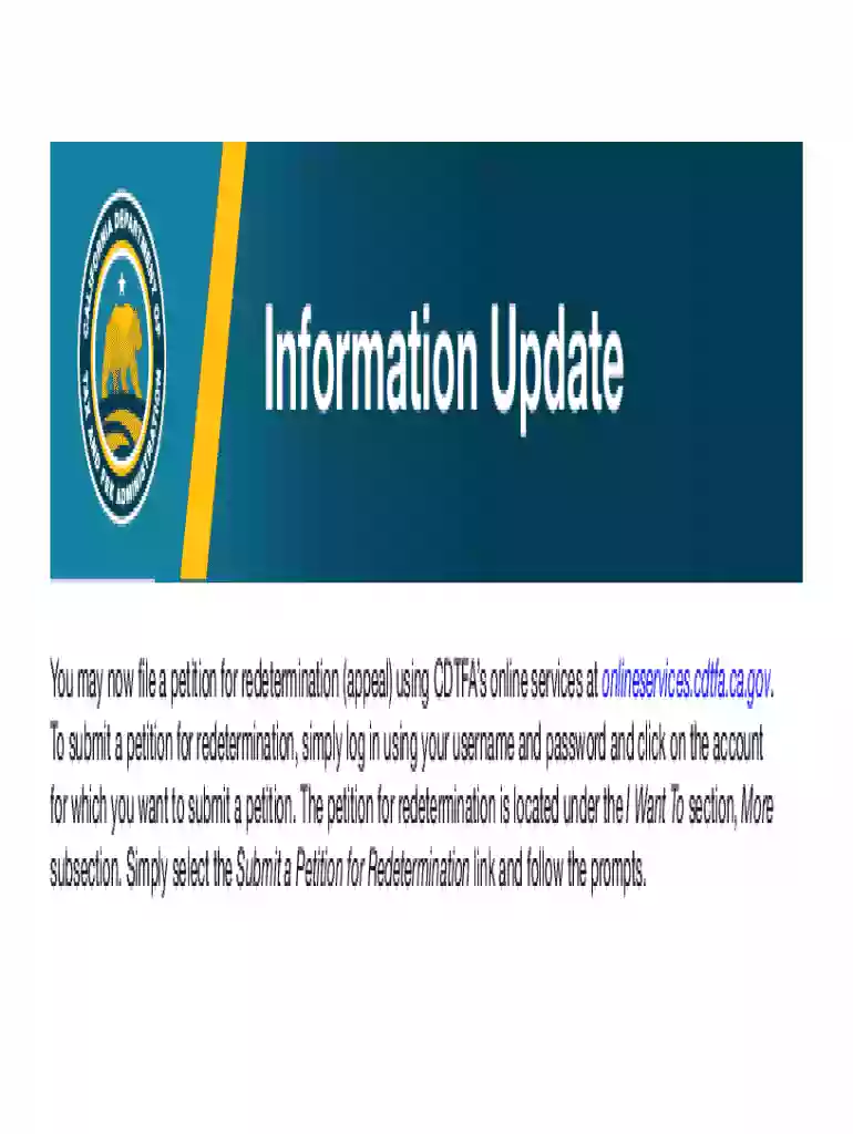 california redetermination Preview on Page 1