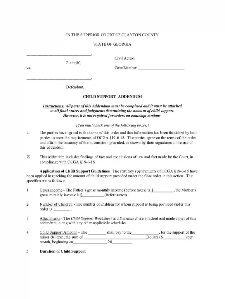 CHILD SUPPORT MODIFICATION OF SUPERIOR COURT Preview on Page 1