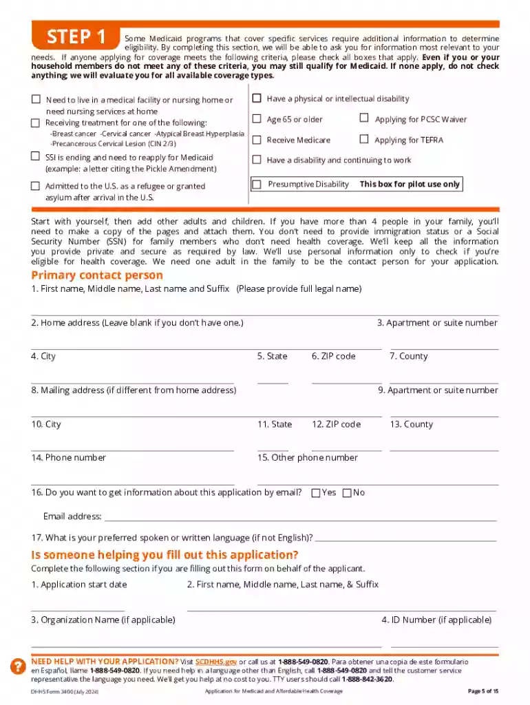 Getting StartedSCDHHS Preview on Page 1