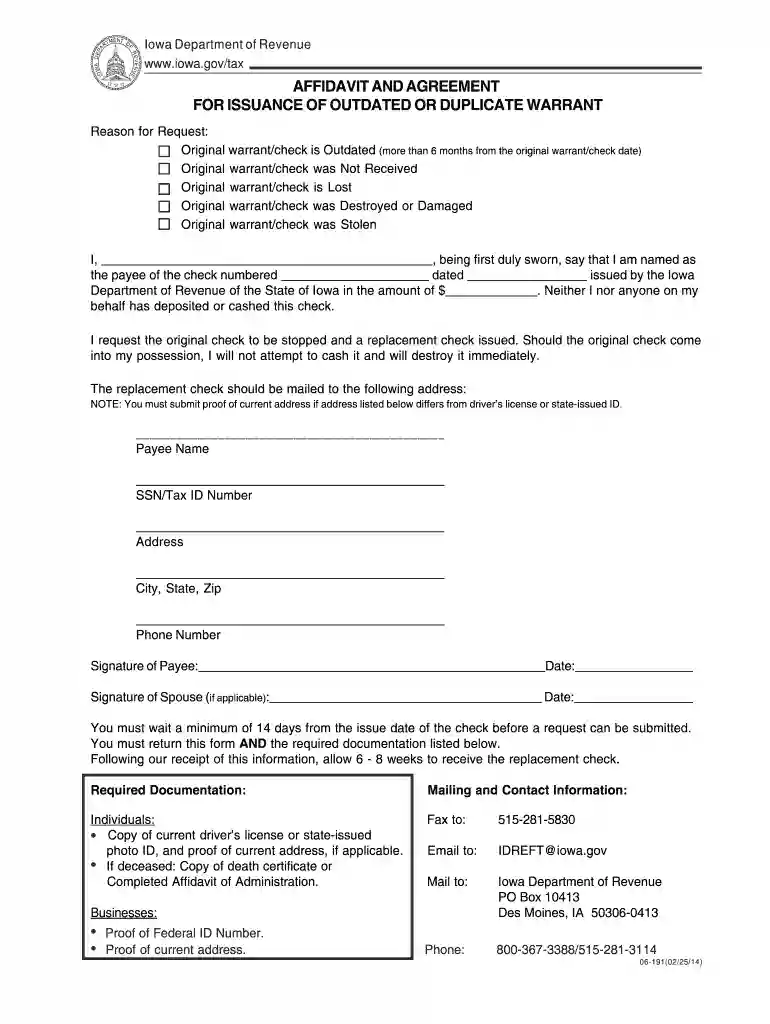 affidavit of agreement Preview on Page 1