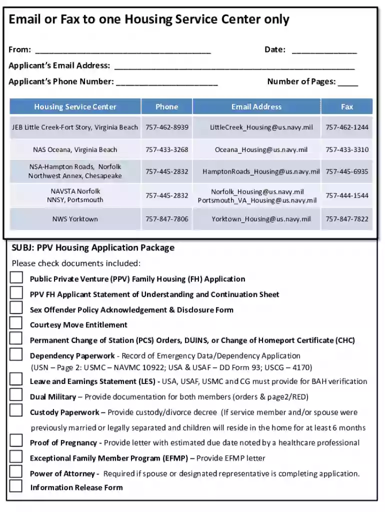Joint Expeditionary Base Little Creek-Fort Story Housing Info Preview on Page 1