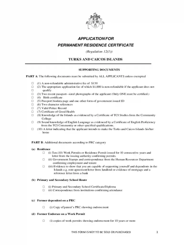 tci naturalization form Preview on Page 1