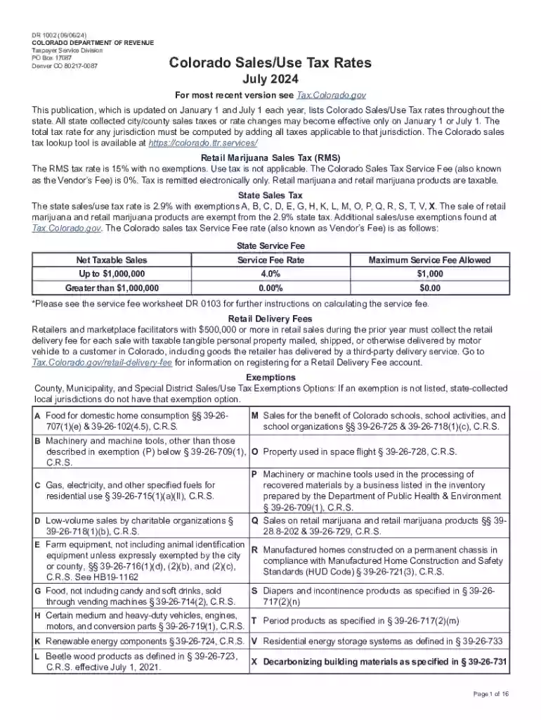 2024 colorado tax rates Preview on Page 1