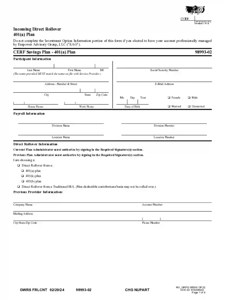 401a vs 401k Preview on Page 1