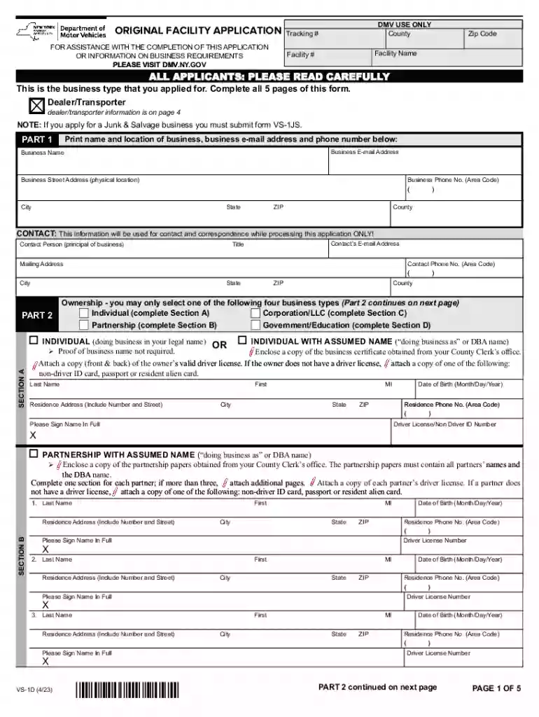 NY DMV: Home Preview on Page 1