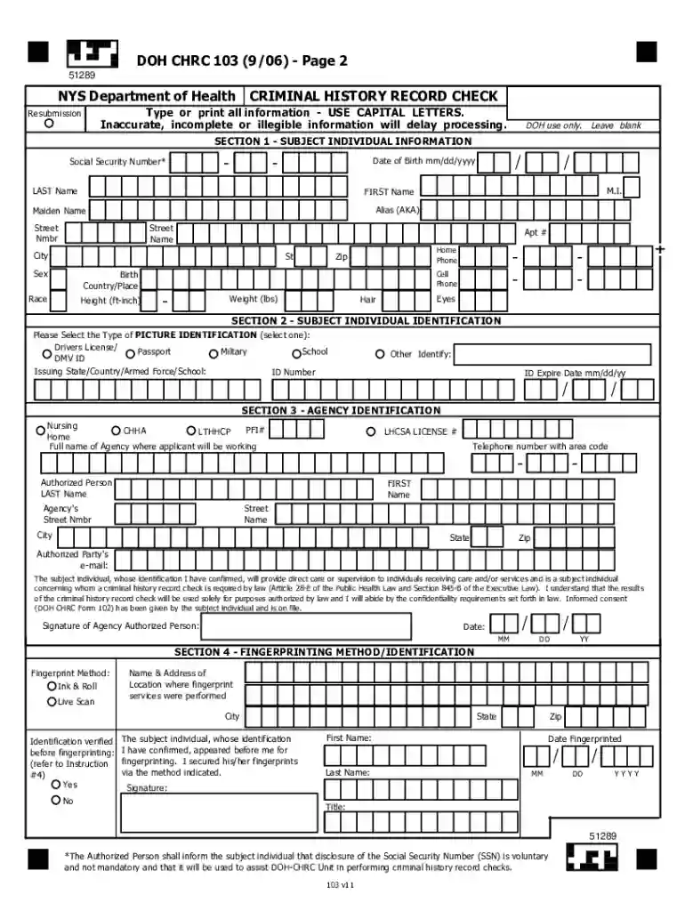 doh chrc 103 Preview on Page 1