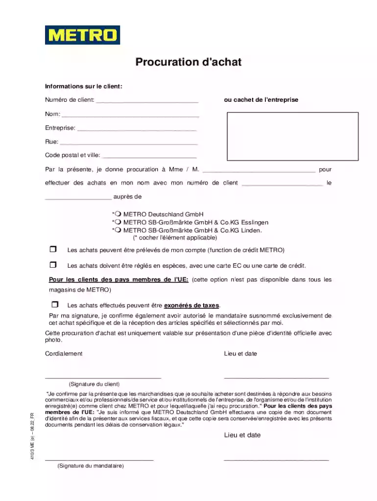 Purchasing authorization Preview on Page 1