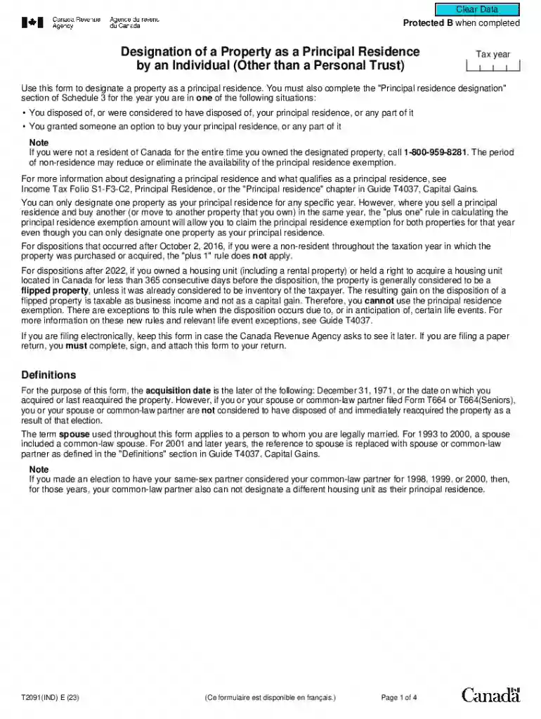 Terms and definitions for the speculation and vacancy tax Preview on Page 1