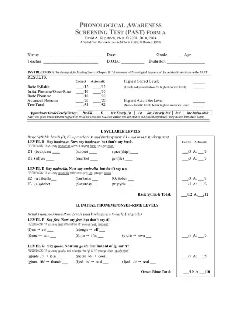past assessment Preview on Page 1