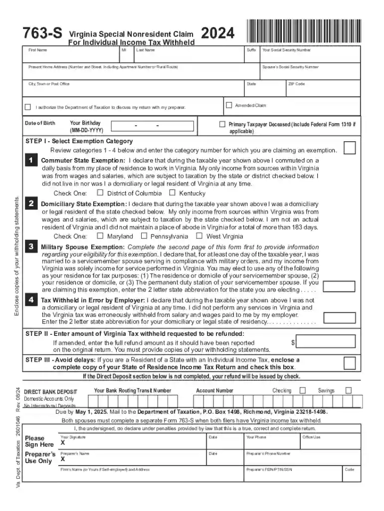 va 763 instructions 2024 Preview on Page 1