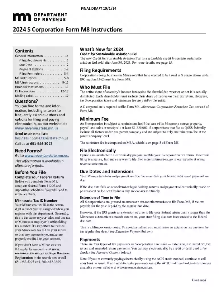 minnesota m8 Preview on Page 1