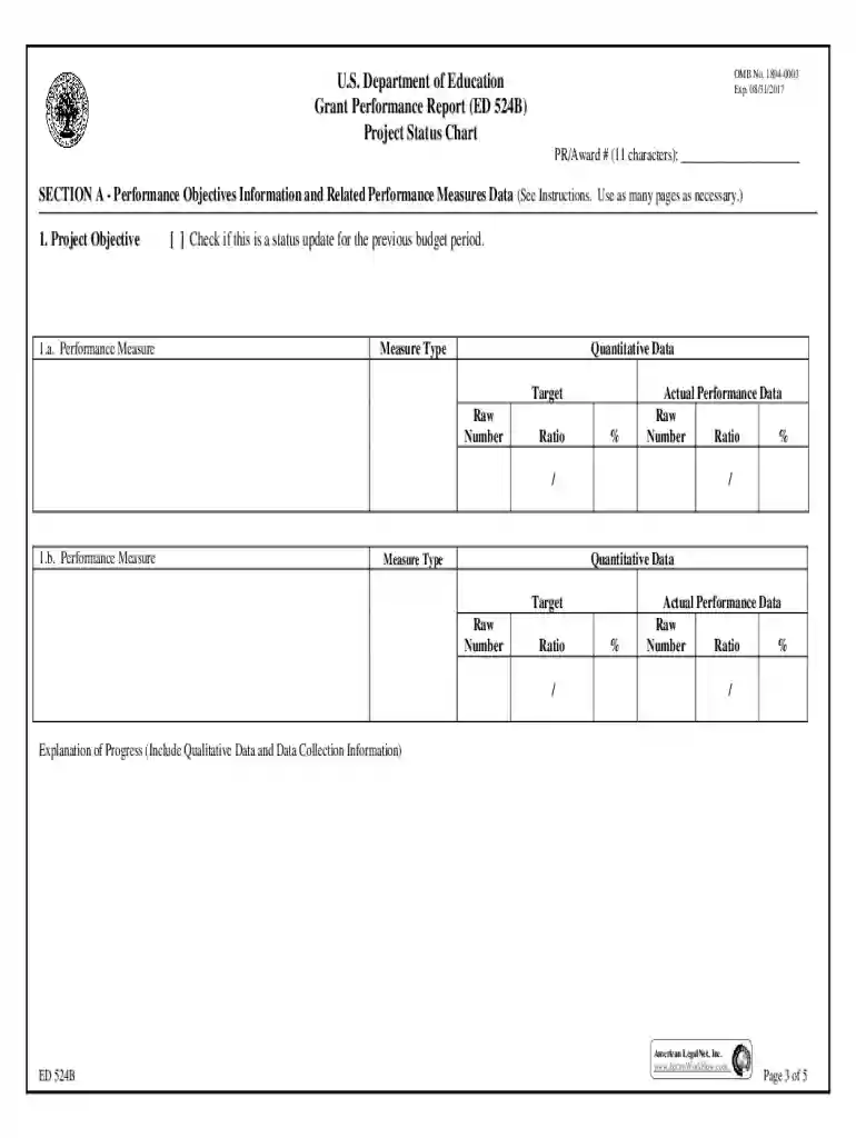 ed 524b grant performance Preview on Page 1