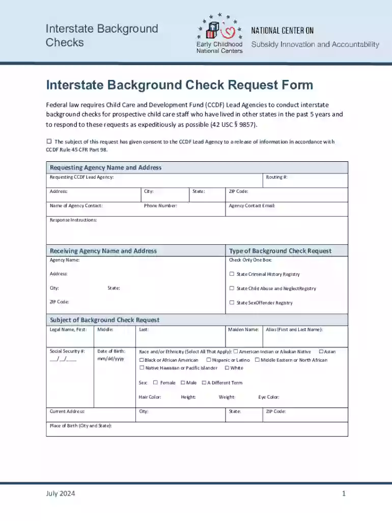 Provider Background ChecksDivision of Child Care Services Preview on Page 1