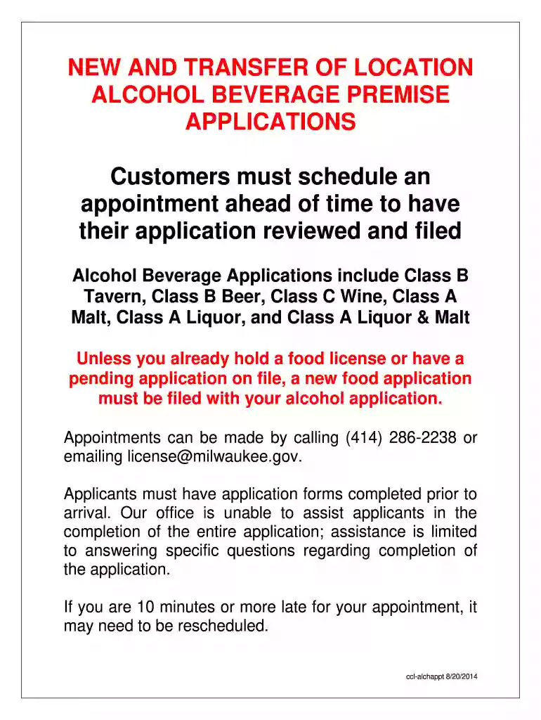 bartending license milwaukee Preview on Page 1