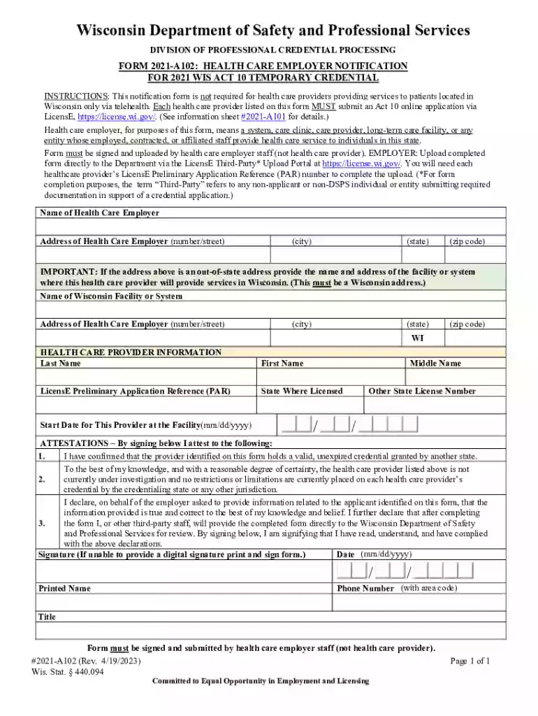 Requiring the Department of Safety and Professional Services Preview on Page 1