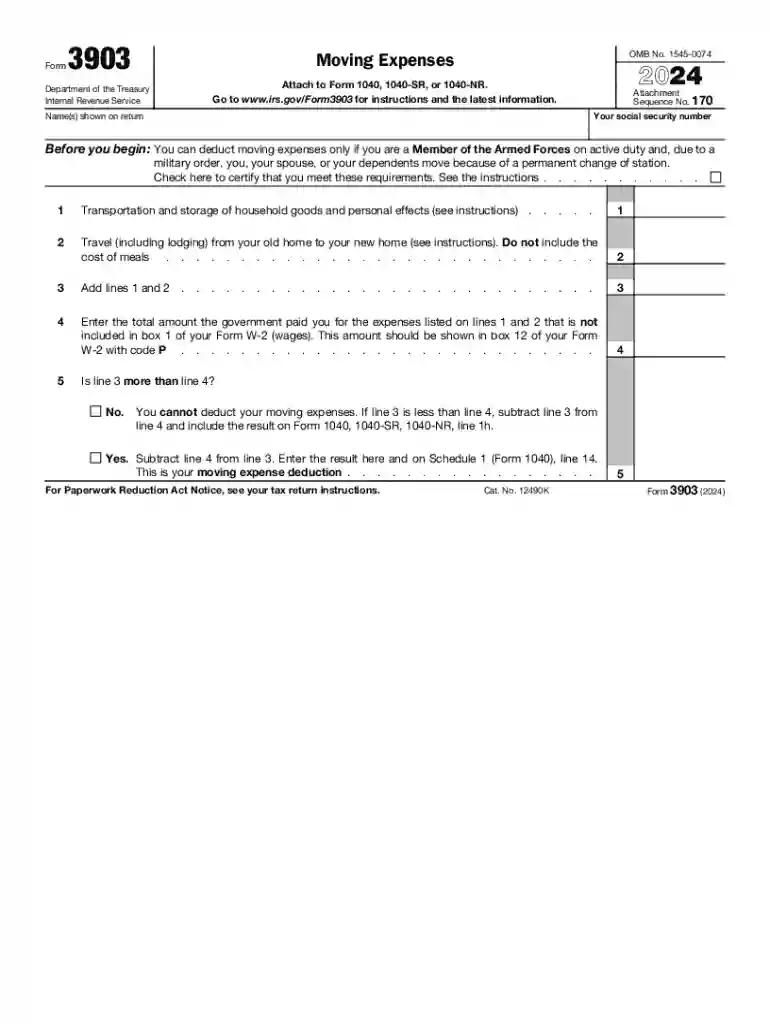 list of deductible moving expenses Preview on Page 1