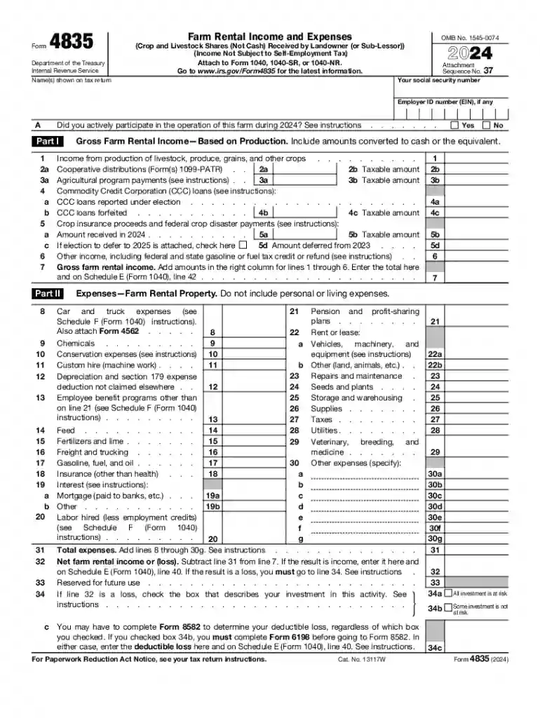 form 4835 Preview on Page 1