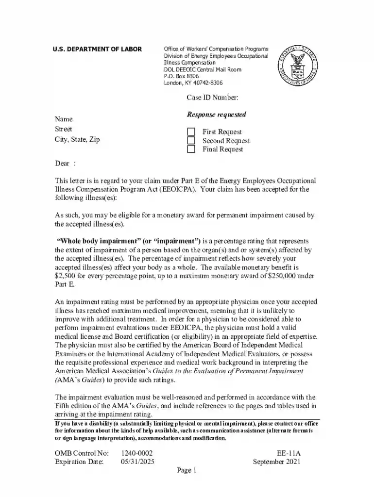 the DOL OWCP Web Bill Processing Portal New Provider Preview on Page 1
