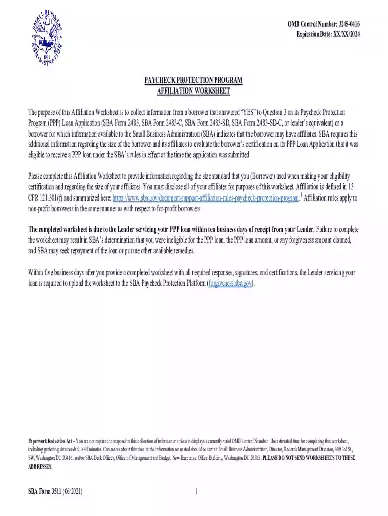 Client Alert: Paycheck Protection Program Loans Preview on Page 1