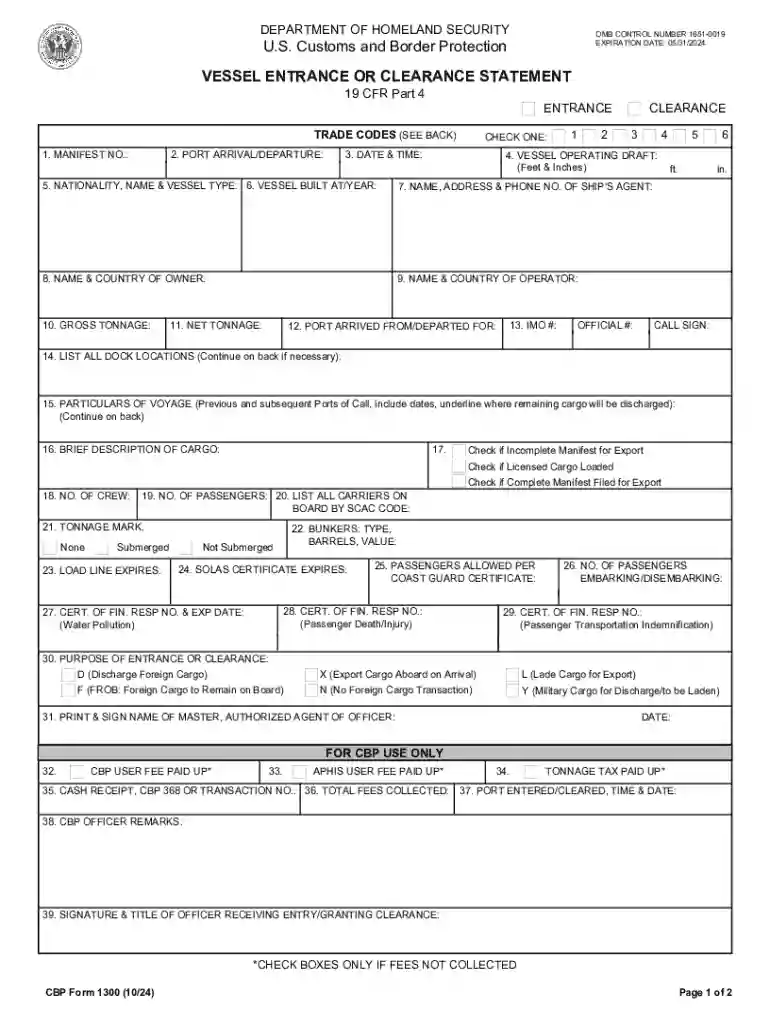 form vessel Preview on Page 1