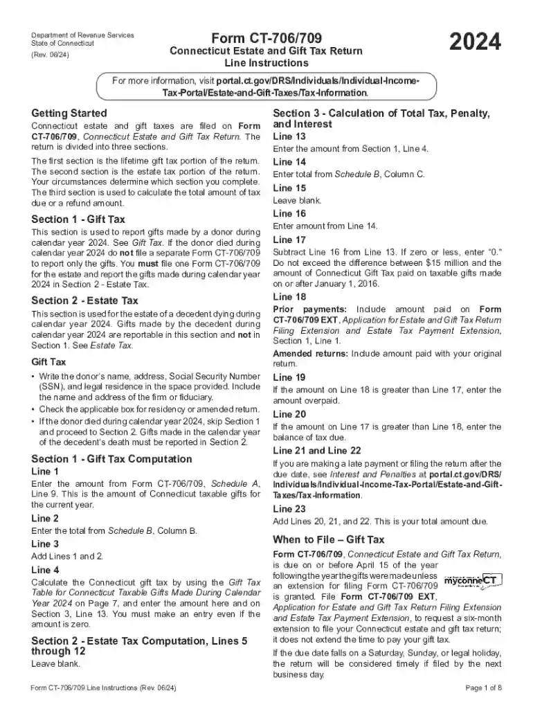 form-ct-706-709-ext-fillable0624-final Preview on Page 1