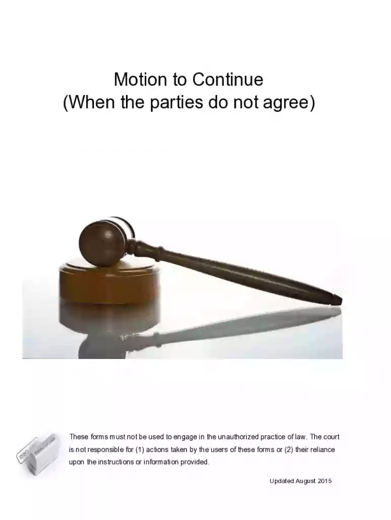 Motion to Continue and Notice docx Preview on Page 1