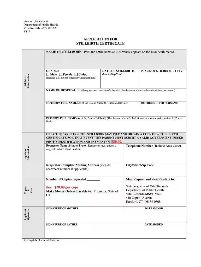 printable miscarriage certificate Preview on Page 1
