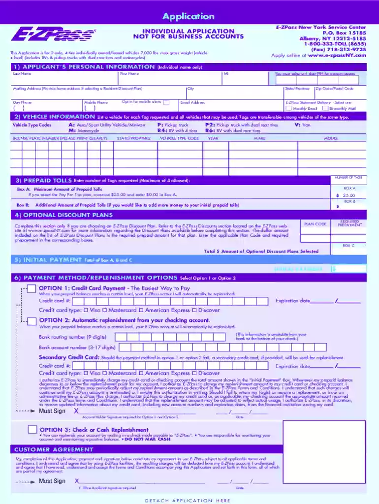 Sign-Up for E-ZPass - New York State Thruway Preview on Page 1