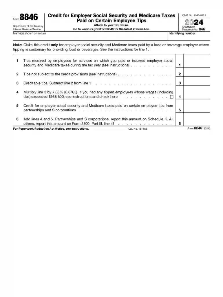 8846 tips form Preview on Page 1